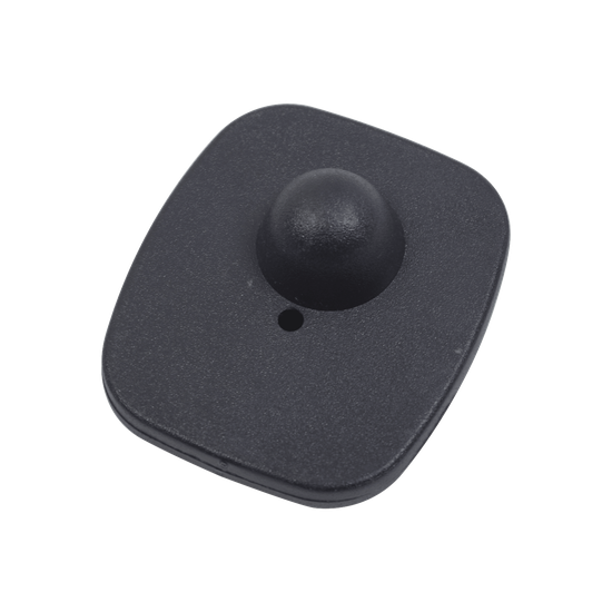 Etiqueta RF para ropa / 8.2 MHz / 70 x 58 mm / 160 cm detección / Negr
