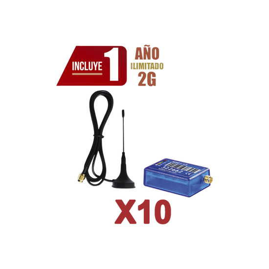 Comunicador de Alarma / 2G / 10 Unidades / App Remota / 100 Usuarios /