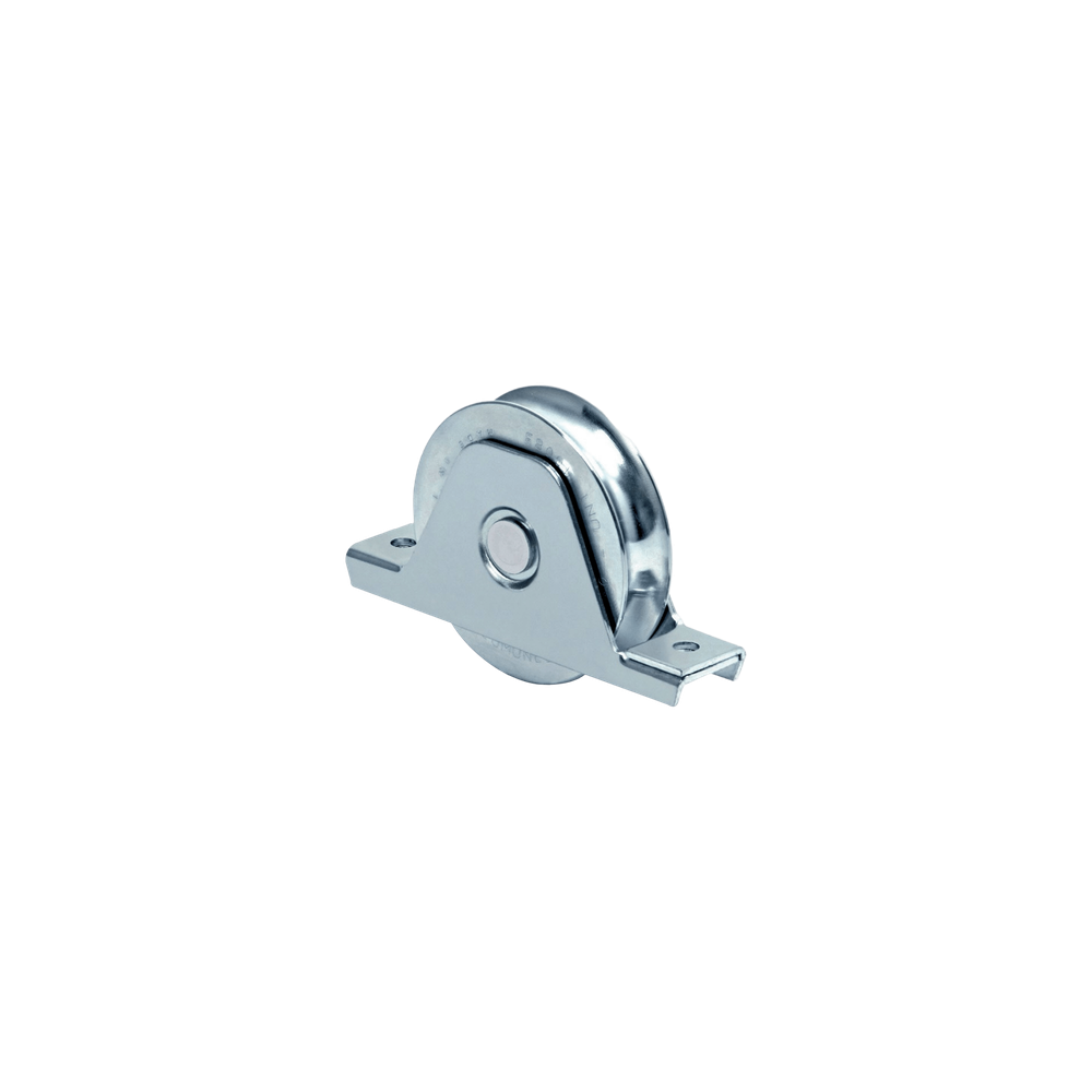 Rueda para Puerta Corrediza / Diámetro 12 cm / Carga 400 kg / Acero Ga