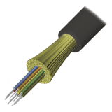 Cable de Fibra Óptica de 12 Hilos, Interior/Exterior, Tight Buffer, No