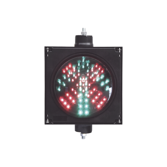 Semáforo LED / Diámetro 20 cm / 81 LEDs / IP65 / 110 VCA / 6 W / Inten