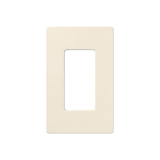 Placa de Pared / 1 Espacio / Sin Tornillos / Acabado Satinado / 75 x 1