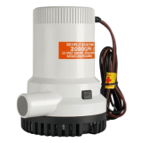 Bomba de Achique / 2000 GPH (7571 LPH) / 12V CD / Eje de Acero Inoxida