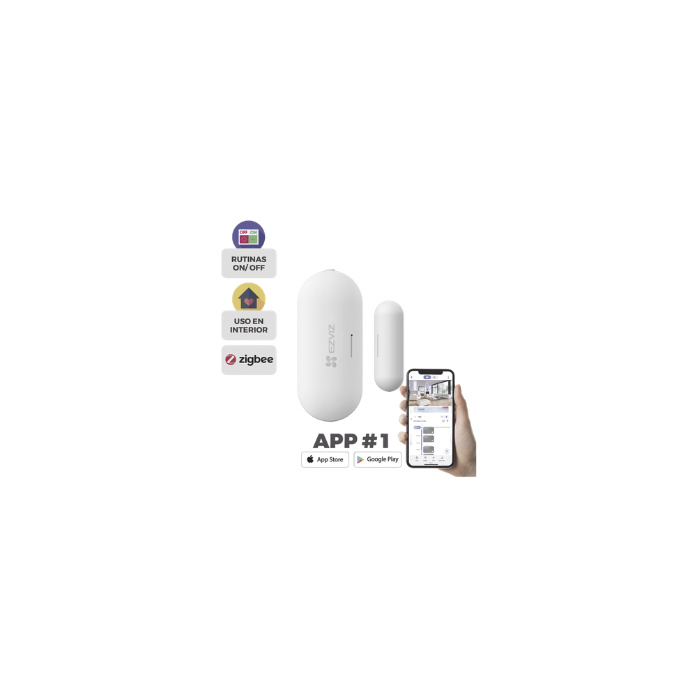 Contacto Magnético Inalambrico / Para Hub CS-A3 / Compatible con Kit d