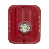 Lámpara LED Estroboscópica / Montaje en Pared / Color Rojo / Nivel de