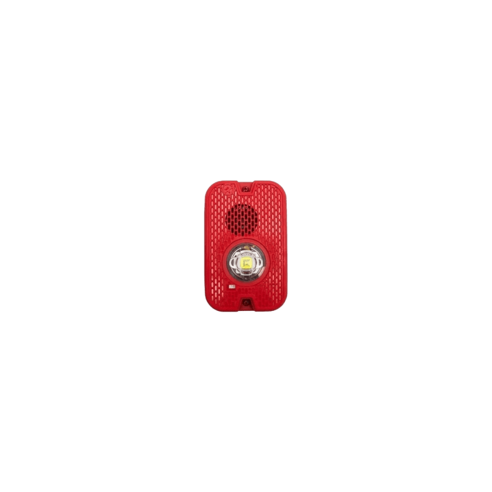 Lámpara LED Estroboscópica / Montaje en Pared / Color Rojo / Nivel de