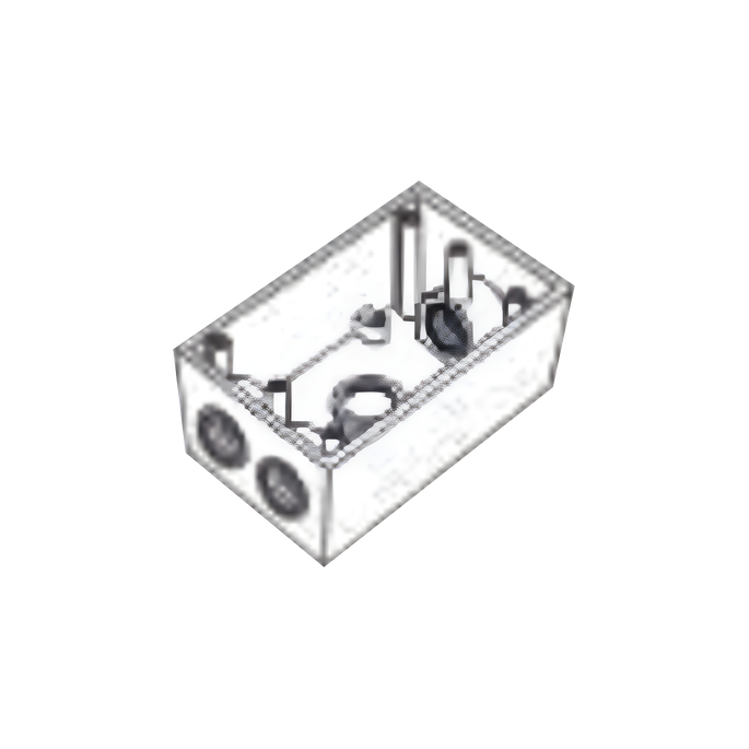 Caja Condulet FS / 3/4" (19.05 mm) / 4 Bocas / Aluminio Fundido a Pres