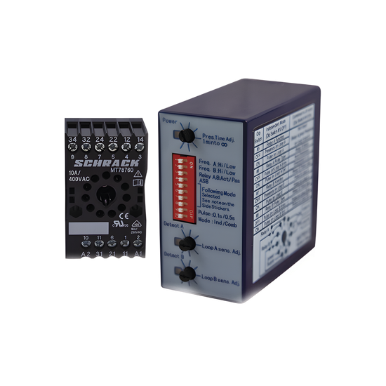 Sensor de Masa para Barreras / Doble Canal / 12-24 VAC/VCC / IP40 / -3