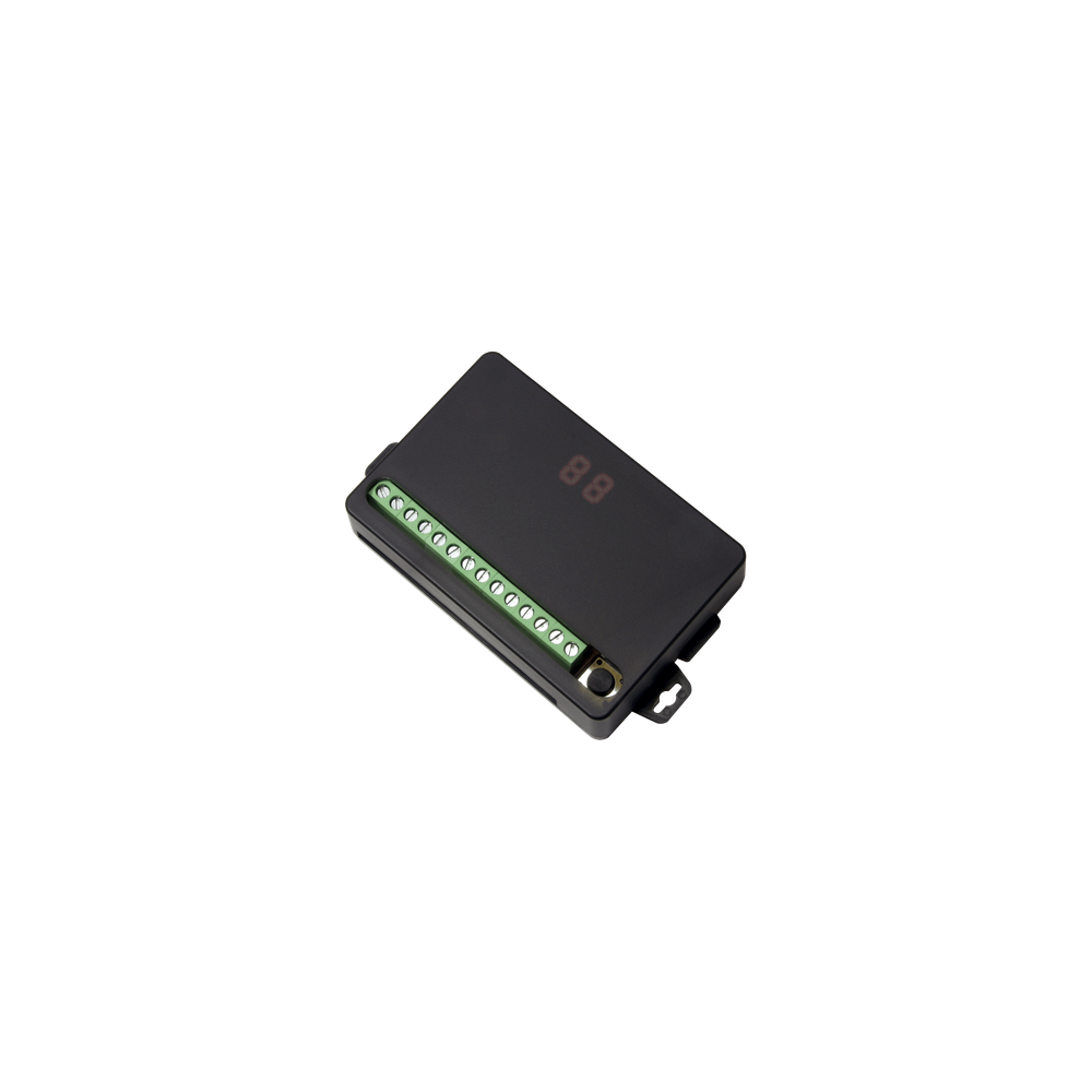 Receptor RF de 4 Canales / Alcance 80 m (262 ft) / Pulso Temporizado 0