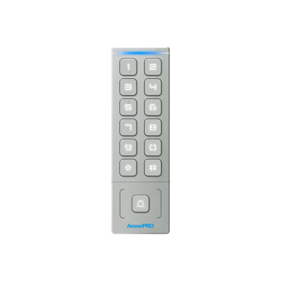Teclado Autónomo de Acceso / 1000 Tarjetas y PIN / IP65 / Lector EM 3