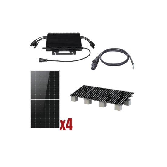 Kit Solar Interconexión / 2.2 kW 220Vca / Microinversores NEP / Montaj