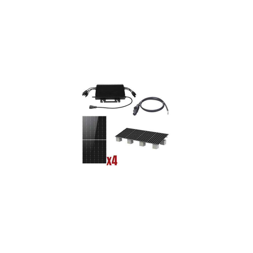 Kit Solar Interconexión / 2.2 kW 220Vca / Microinversores NEP / Montaj