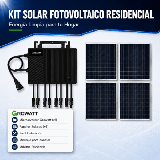 Kit Solar Interconexión / 2.2 kW 220Vca / Microinversores NEP / Montaj