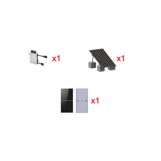 Kit Solar Interconexión / 2.2 kW 220Vca / Microinversores NEP / Montaj