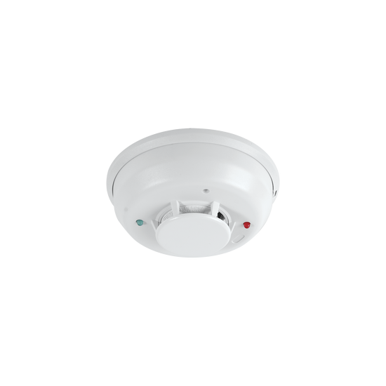 Detector Fotoeléctrico de Humo de 2 Hilos con Relevador y Sensor de Te