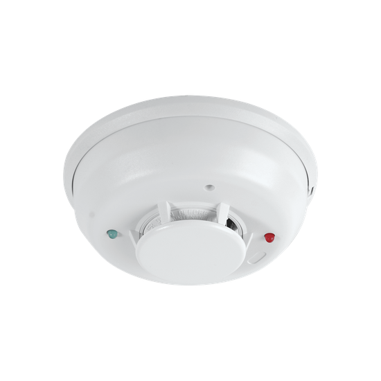 Detector Fotoeléctrico de Humo de 2 Hilos con Relevador y Sensor de Te