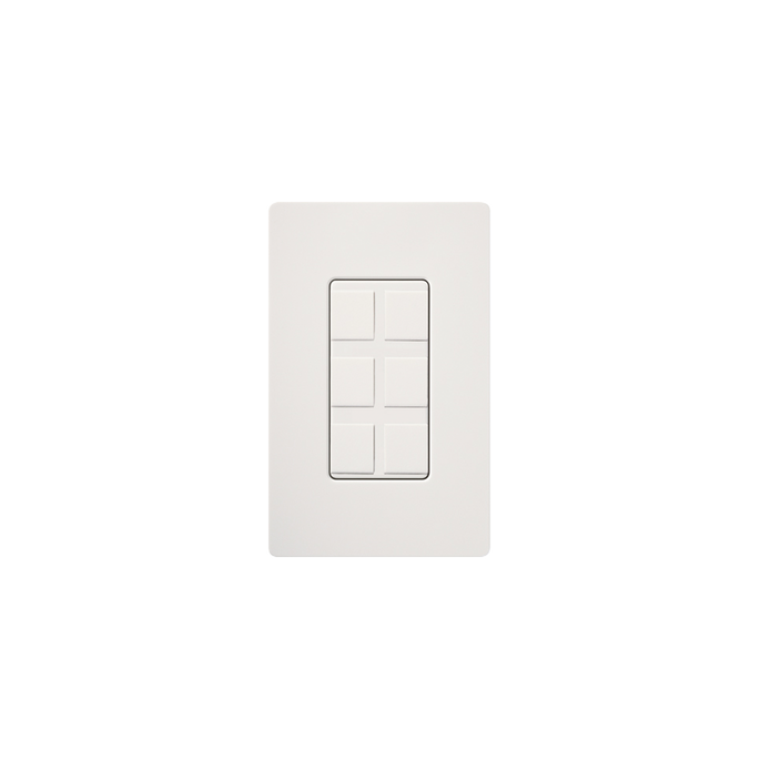 Caja de pared para contactos varios, 6 mini espacios.