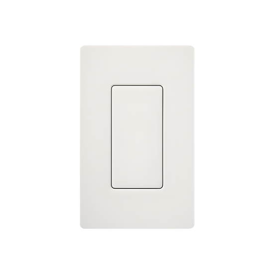 Inserto Ciego para Placa de Pared / Estilo Designer / Acabado Snow Sat
