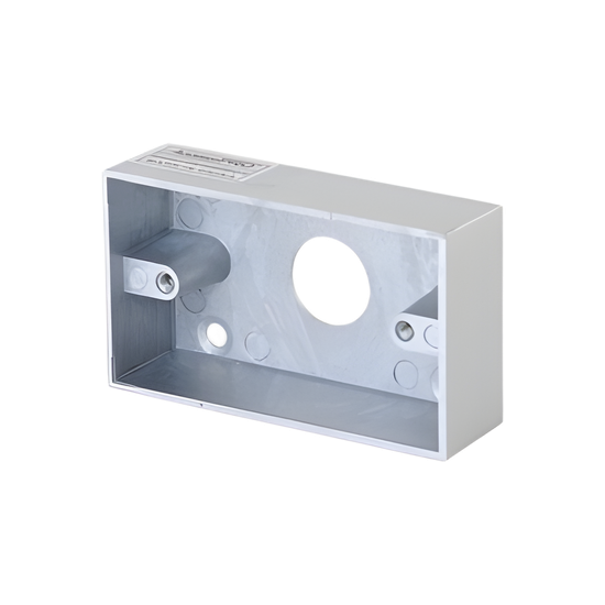 Caja cromada para instalación del botón PRO800B