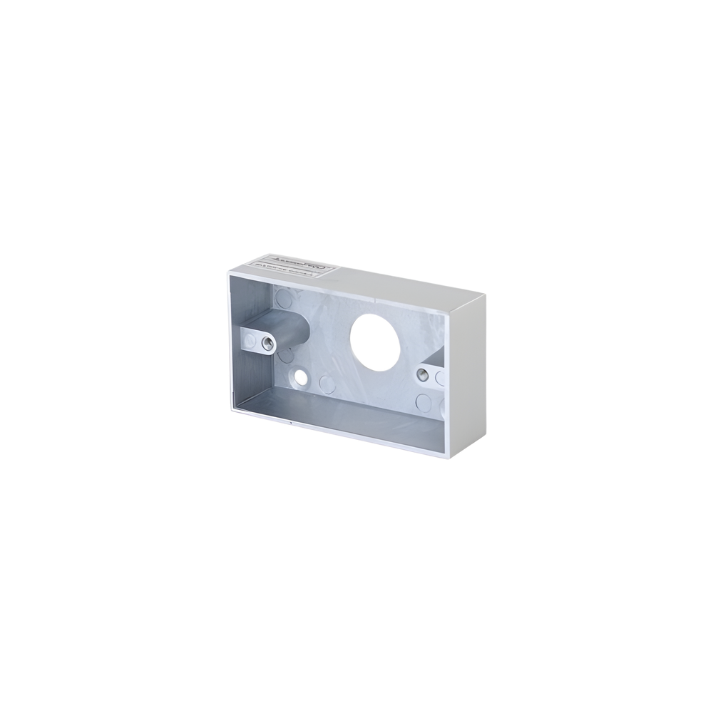 Caja cromada para instalación del botón PRO800B
