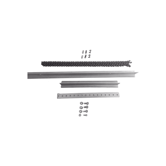 Extensión de Riel Tipo T / 1 m (3.3 ft) / Cadena de Alta Resistencia 2