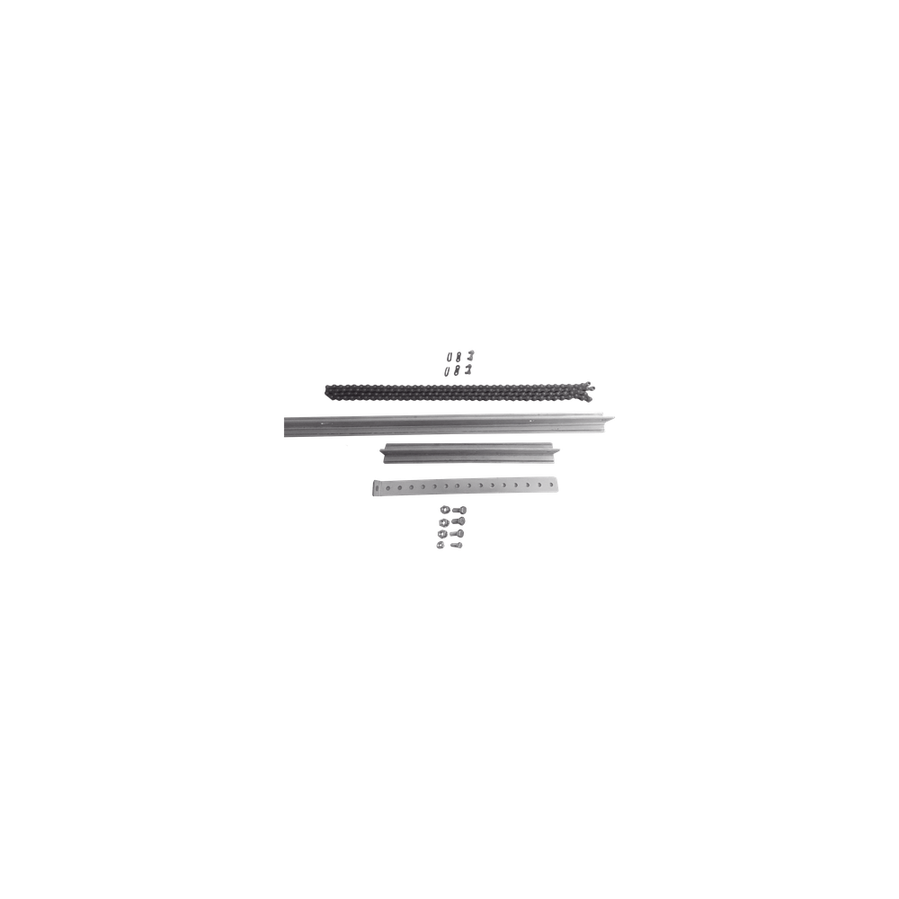 Extensión de Riel Tipo T / 1 m (3.3 ft) / Cadena de Alta Resistencia 2