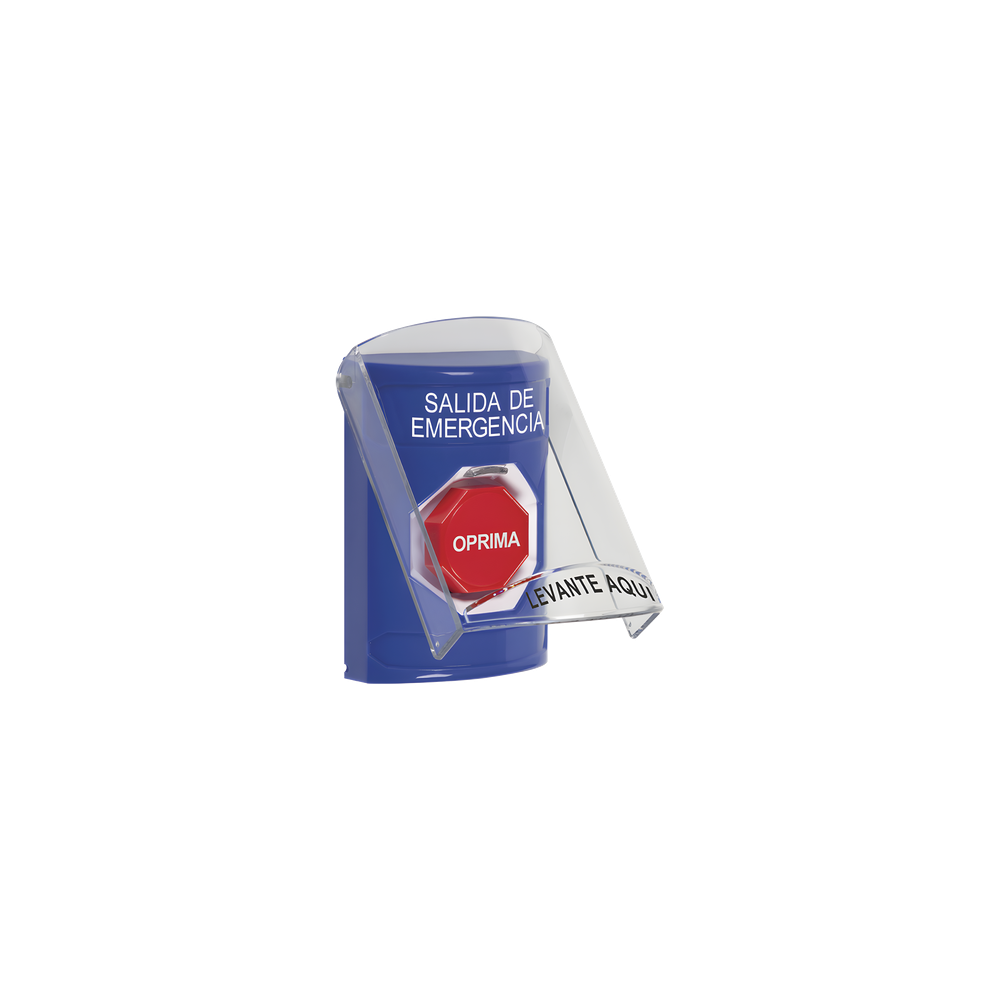 Botón de Salida de Emergencia / Tapa Protectora de Policarbonato / Res
