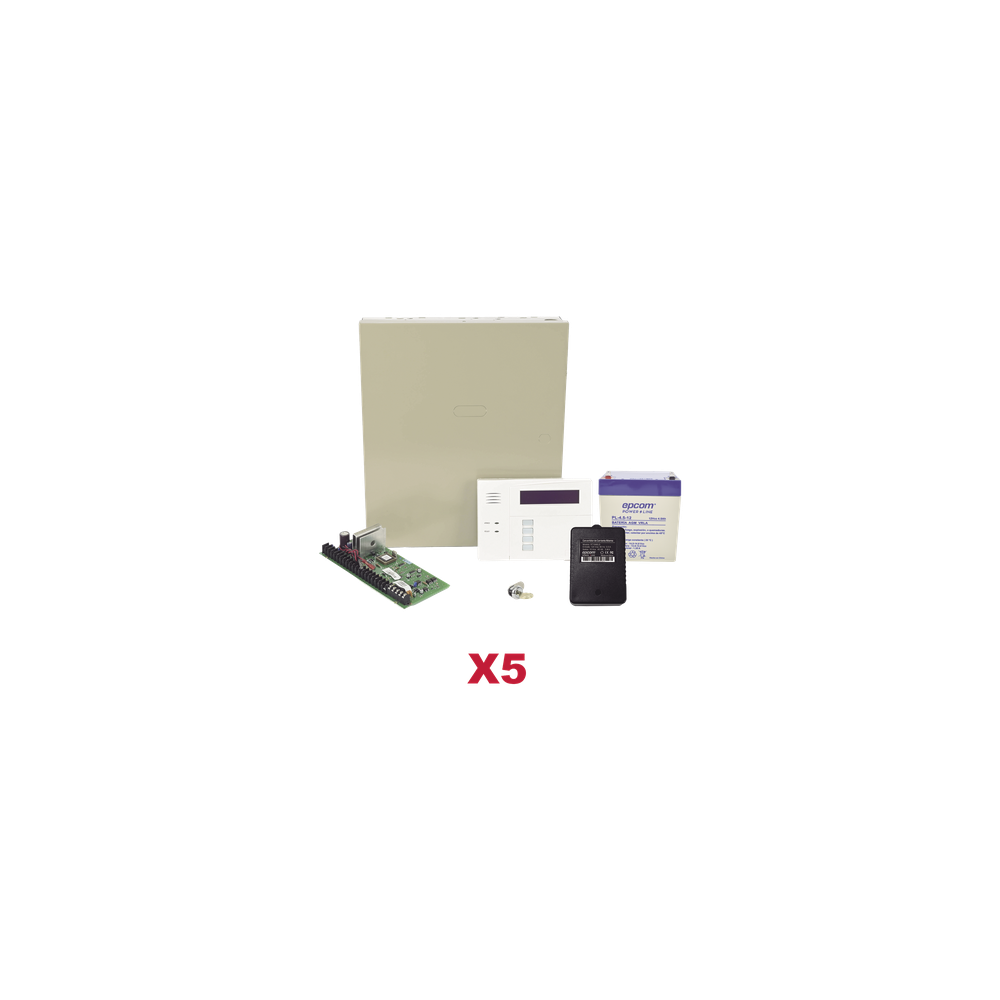 Kit de Paneles de Alarma Híbridos / 8 Zonas Cableadas Ampliables a 48