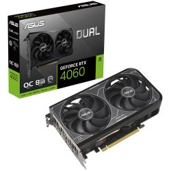 TARJETA DE VIDEO ASUS NVIDIA RTX4060 PCIE X16 4.0 8GB GDDR6 HDMI