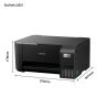 MULTIFUNCIONAL EPSON L3210, PPM 33 NEGRO 15 COLOR, TINTA CONTINUA