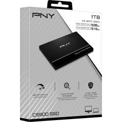 UNIDAD DE ESTADO SOLIDO INTERNO 1TB PNY CS900 2.5 SATA LECT.535 E