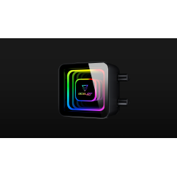 ENFRIAMIENTO LIQUIDO OCELOT GAMING OEL240 / 240MM / ARGB / 70 CFM / 1800 RPM / 32 DB / INTEL Y AMD / COLOR NEGRO