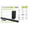 BARRA DE SONIDO DETACHABLE GHIA 2.1 CANALES BLUETOOTH USB AUX HDM