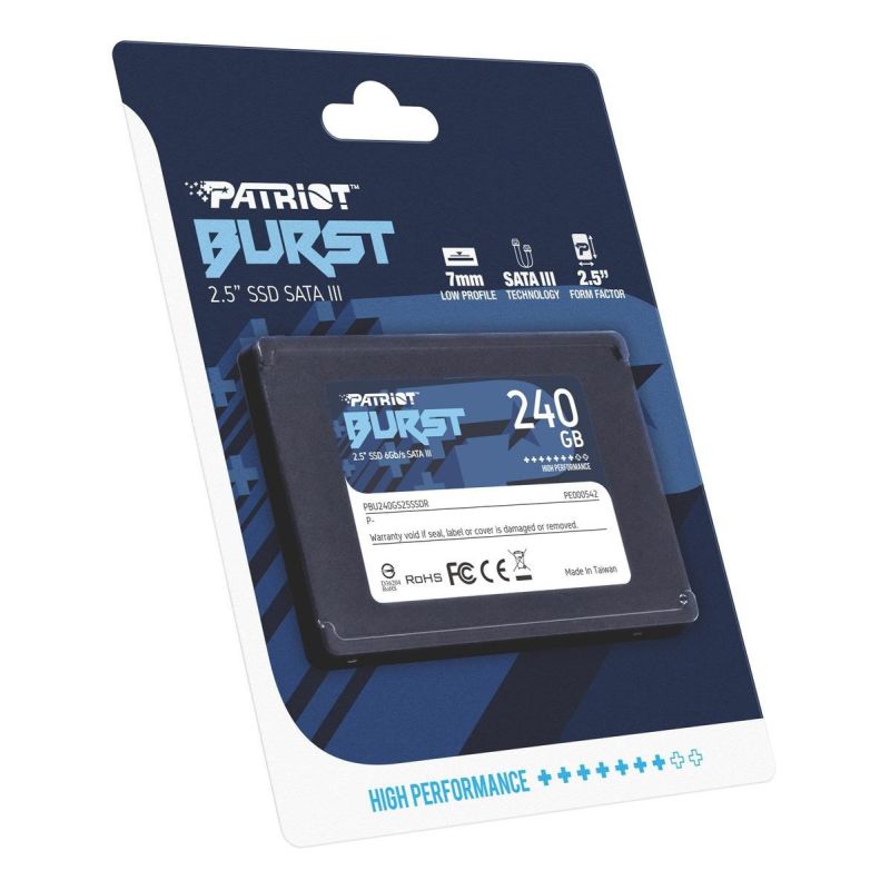 UNIDAD DE ESTADO SOLIDO INTERNO PATRIOT BURST ELITE 240GB 2.5 SAT UNIDAD DE ESTADO SOLIDO INTERNO PATRIOT BURST ELITE 240GB 2.5 SAT