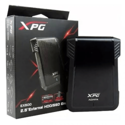 CARCASA XPG EX500 PARA DISCOS DUROS SSD 2.5 PULGADAS 7MM 9.5MM SA