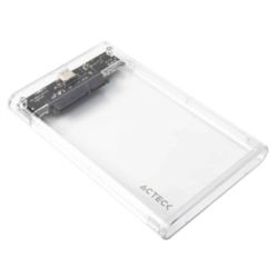 CARCASA CASE ENCLOSURE PARA DISCO DURO ACTECK ARMOR CLEAR HC440