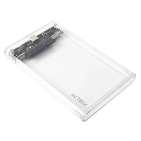 CARCASA CASE ENCLOSURE PARA DISCO DURO ACTECK ARMOR CLEAR HC440