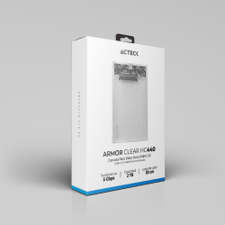 CARCASA CASE ENCLOSURE PARA DISCO DURO ACTECK ARMOR CLEAR HC440