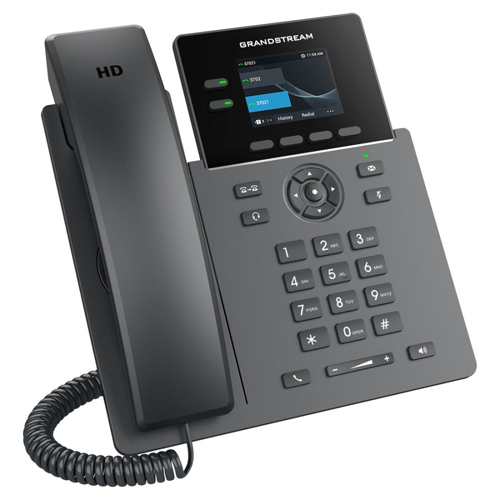 GRP2610, Teléfono IP HD Carrier-Grade, 2 cuentas SIP, LCD 2.4" color.
