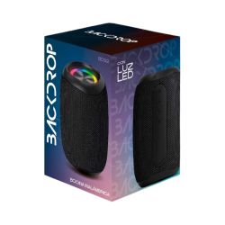 BOCINA BLUETOOTH BACKDROP BD92 NEGRA 5W AUX RADIO FM MICRO