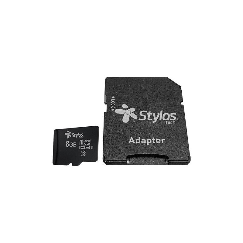 STYLOS MICRO SD MEMORY 8GB CLASS 10 WITH BLACK ADAPTER | STYLOS STMSD81B STYLOS MICRO SD MEMORY 8GB CLASS 10 WITH BLACK ADAPTER | STYLOS STMSD81B