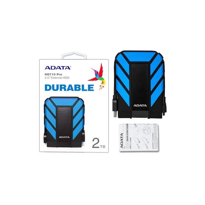 DISCO DURO EXTERNO ADATA HD710 PRO 2TB USB 3 2 2 5IN AZUL | ADATA HD710