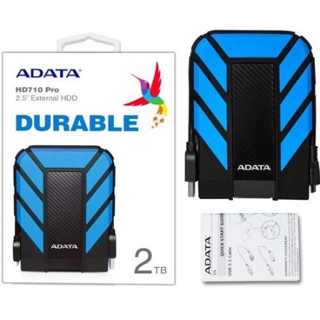 DISCO DURO EXTERNO ADATA HD710 PRO 2TB USB 3 2 2 5IN AZUL | ADATA HD710