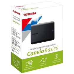 DISCO PORTATIL TOSHIBA CANVIO BASICS NEGRO 1TB | TOSHIBA