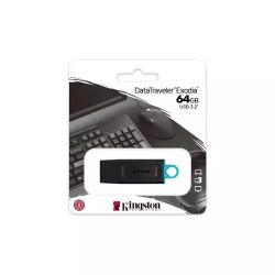 USB 3.2 MEMORIA KINGSTON 64GB DATATRAVELER EXODIA ( NEGRO-VERDE) | KINGSTON DATATRAVELER EXODIA