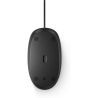 MOUSE OPTICO HP 125 CON CABLE USB-A 3 BOTONES 1200PPP NEGRO 1YW | HP 125