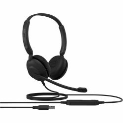 JABRA EVOLVE 10 STEREO USB-A LEATHERETTES BLACK | JABRA