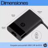 CARGADOR USB-C 65W HP PARA LAPTOP TABLETA Y SMARTPHONE 1YW | HP 671R3AA#ABM