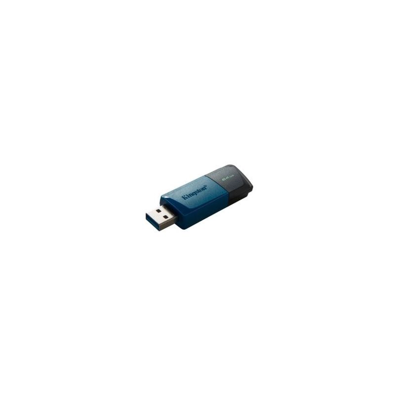 USB 3.2 MEMORIA KINGSTON 64GB DT EXODIA M TAPA DESLIZABLE (NEGRA- | KINGSTON DTXM/64GB