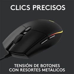 MOUSE GAMING G203 LIGHTSYNC BLACK-USB-N/A-LAT-272-G203 LIGHTSYN | LOGITECH G203